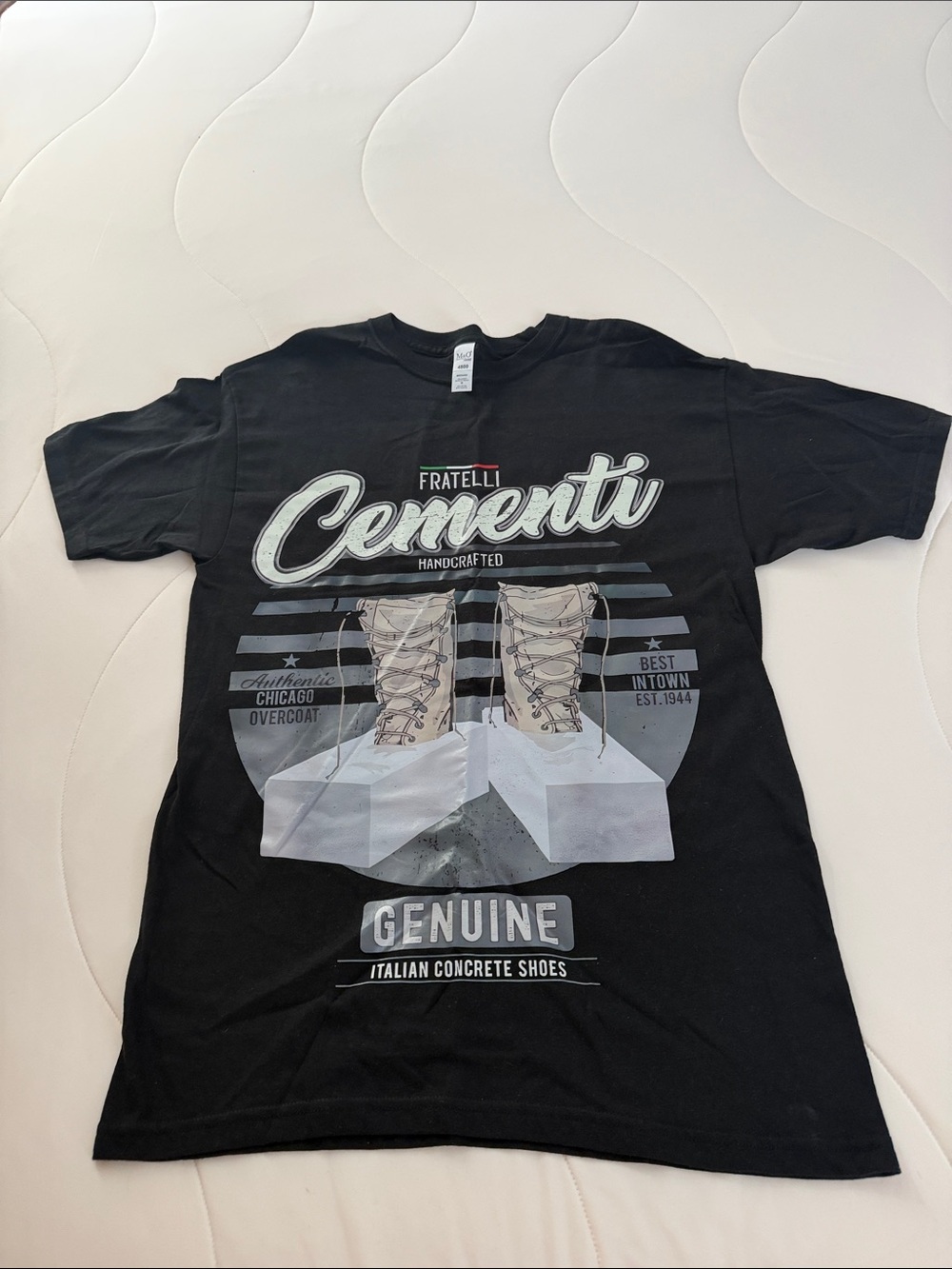 Men's Black Fratelli Cementi Italian concrete shoes, lol Graphic Tee